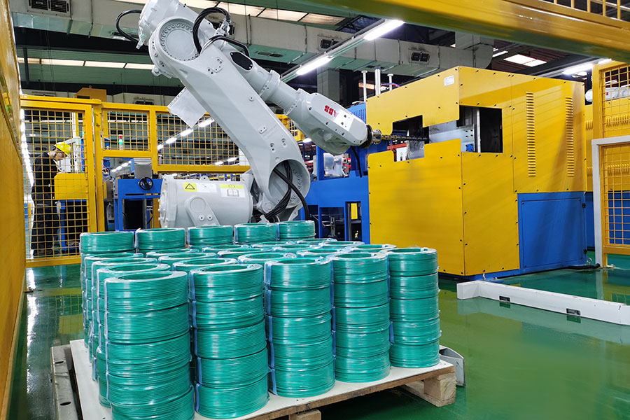IRB460 Robot Stacking System & Palletizing Machine